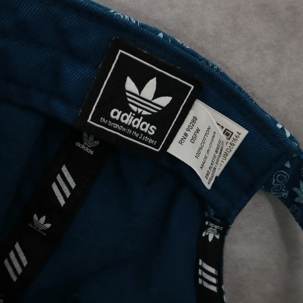 Adidas Blue Logo Golf Cloth Strap Athletic Performance Buckle Baseball‎ Cap Hat